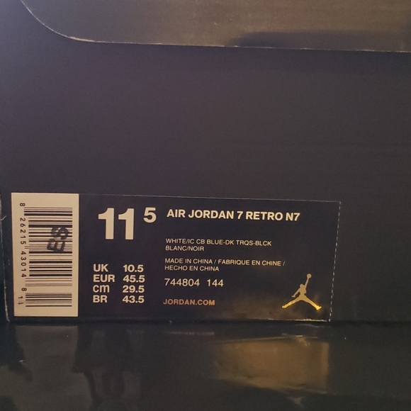 AIR JORDAN 7 RETRO N7 - Picture 4 of 8